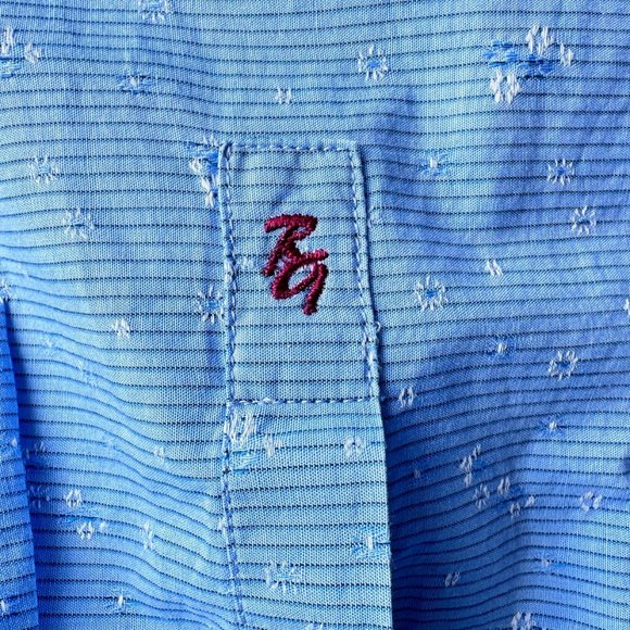 ROBERT GRAHAM made in India Blue 100% cotton Mens Shirt - Medium - Picture 11 of 11